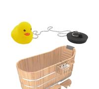 Bouchon de Bain en Caoutchouc - Bouchon de Drain de Baignoire ludique, scellant 'évier Flexible, Dispositif de Bain, Fixation en Caoutchouc antidérapante Facile à Usage, chaîne Pratique,