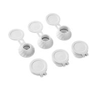 Bouchon de bouteille à l'envers - Couvercle de distributeur multifonction | Lot de 6 capuchons de rechange polyvalents pour après-shampoing, shampoing, nettoyant pour le visage, lotion liquide