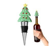 Bouchon de bouteille à vin de Noël Obturateur étanche et réutilisable pour | Bouchon de bouteille à vin Pour fêtes, soirées, maison, salle à manger, restaurant et cuisine StyleC