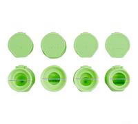 Bouchon de bouteille activé par pression pour ketchup et condiments épais avec construction en ABS renforcé et joint en silicone étanche (vert gazon)