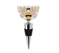 Bouchon de bouteille de vin - 0,2 x 3,2 cm - Bouchons réutilisables pour préserver la fraîcheur de la saveur, scellant décoratif, construction en métallique pour tables à manger, restaurants