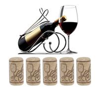 Bouchon de Bouteille de Vin 100 Pièces en Liège | Vin en Bouteille, Usage Artisanat et Panneau D’affichage, Format Court, Matériau Liège