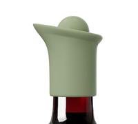 Bouchon de bouteille de vin - 5,5 x 5,9 cm, bouchon en silicone pour bouteilles de vin, bière de champagne avec fonction anti-fuite, bec verseur d'huile d'olive, vinaigre, boissons, utilisation dans