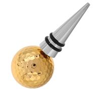 Bouchon de Bouteille de Vin Balle de Golf en Alliage Or | Conservation du Vin, Usage Polyvalent, pour Bouteilles de Boisson, Barware et Fête à Maison