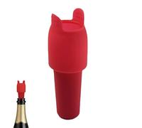 Bouchon de bouteille de vin, hermétique, résistant à la chaleur, fermeture réutilisable, pour champagne, bar, cuisine, chaussettes de Noël, idée cadeau, femme, homme, bière, limonade
