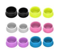 Bouchon de bouteille en silicone 6 couleurs Protection de stockage des | Couvercle de bouteille de peptide pour réfrigérateur, fête, parfum, boisson, huile et quotidien
