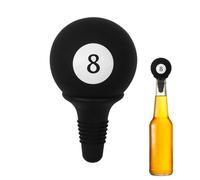 Bouchon de bouteille en silicone 8 bille de billard pour bouteille de | Bouchon à vin Pour femmes, hommes, whisky, boisson, bar, fête, conservation de la fraîcheur