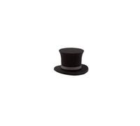 Bouchon de bouteille en silicone Chapeau Point virgule Noir Argent
