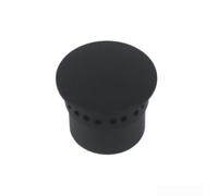 Bouchon de brûleur à gaz en cuivre de rechange pour réchaud britannique - Kit de tête de diffuseur de flamme pour un chauffage uniforme - Finition noire dorée 55 mm à 130 mm Tailles (1)