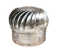 Bouchon de capot de cheminée - Couvercle rotatif en acier inoxydable pour une meilleure ventilation et performance, design durable pour une meilleure efficacité de la cheminée