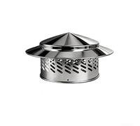 Bouchon de cheminée en acier inoxydable - Protection contre la pluie | Capuchon de cheminée en acier inoxydable, couvercle de cheminée imperméable, couvercle de grille d'aération