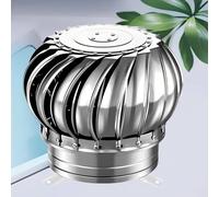 Bouchon de cheminée rotatif en acier 110 mm 500 mm coupe-vent pour ventilateur de toit de grenier Idéal pour une utilisation industrielle résidentielle et agricole (300 mm)