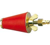 Bouchon de contrôle de gaz Rothenberger, conique, taille 2 (3/4 pouce-1,1/4 pouce), avec raccord, 1 pièce.
