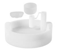 Bouchon de Gobelet en Silicone Couvercle pour Paille, Blanc | Étanchéité Fiable les Fuites, Protection Anti-poussière, pour Pailles et Gobelets Inox, Voiture ou Déplacement Quotidien