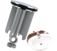 Bouchon de Lavabo Universel 40 mm, Bonde de Vidange Réglable pour Évier de Salle de Bain, Cuisine, Bidet - Hauteur, 1 Pièce