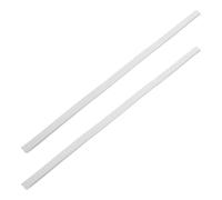 Bouchon de Protection de Tuyau de Gouttière en Caoutchouc Blanc 2 Pcs