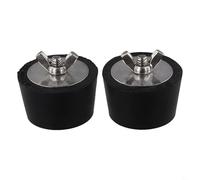 Bouchon de protection d'hiver en caoutchouc pour piscine - 45 mm - Noir - Bloc d'eau pour skimmer - Lignes de retour - Entretien d'équipement de piscine
