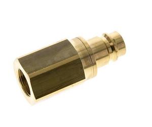 Bouchon de raccord d'air DN 19 en laiton G 3/4 pouce femelle à double obturation