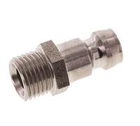 Bouchon de raccord de moule DN 6 en acier inoxydable filetage mâle M10x1