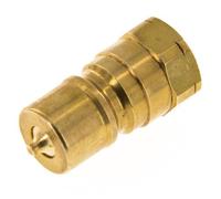 Bouchon de raccord hydraulique DN 10 en laiton 3/8 pouce filetage NPT femelle ISO 7241-1 B D 19.1mm
