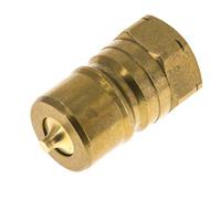 Bouchon de raccord hydraulique DN 20 en laiton 3/4 pouce filetage NPT femelle ISO 7241-1 B D 31.4mm