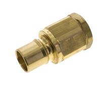 Bouchon de raccord hydraulique DN 40 en laiton 1 1/2 pouce filetage NPT femelle ISO 7241-1 B D 44.5mm