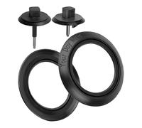 Bouchon de rechange Joint, 2 pièces, compatible avec les bouchons BLANCO InFino 121710 et 121711, extérieur 52 mm, intérieur 34 mm, en silicone, anneau d'étanchéité Bouchon d'écoulement Évier