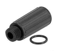 Bouchon de reniflard de compresseur d'air, 15,5 mm, bouchon d'huile fileté avec joint d'étanchéité, en plastique noir durable pour accessoires, anti-huile
