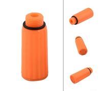 Bouchon de reniflard d'huile pour compresseur d'air, filetage mâle de 15,5 mm, en plastique avec poignée antidérapante, accessoire de rechange jaune pour l'entretien de la pompe à air