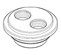 Dornbracht bouchon de rinçage raccord au sol 09312003390 093120033