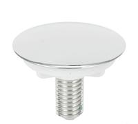 Bouchon de trou de robinet chromé de 49 mm pour évier de cuisine, obturation en plastique ABS pour trous de trop-plein de lavabo