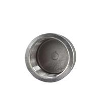Bouchon de Tube à filetage femelle BSP en acier inoxydable 304, connecteur d'arrêt d'extrémité de raccord de capuchon de tuyau fileté de 1/8 à 3/4 pouces(304 Round cap 1l8,10 PCS)