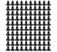 Bouchon de tuyau en plastique joint d'eau bouchons de tuyau d'arrosage fin 4/7 fermeture bouchon d'irrigation raccords d'irrigation goutte à goutte 100 paquets embout et capuchons de tuyau d'arrosage