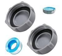 Bouchon de Vanne de Vidange,2 Pièces Couvercle de Soupape de Vidange | Pièces de Rechange Drainage Piscine,Vannes de Vidange,Accessoires de Piscine pour Bestway P6H1158 et P01006