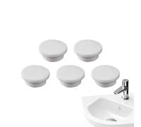 Bouchon de vidange de - 5 pièces en silicone pour trou latéral | Joint d'étanchéité de rechange pour évier de cuisine, salle de bain, buanderie, comptoir, barre de protection contre les