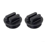 Bouchon de vidange de piscine de 3,8 cm avec joint torique pour protection de ligne de retour d'hivernage Hayward pour piscines hors sol (noir)