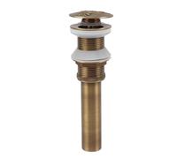 Bouchon de Vidange D'évier Pop-up, Récipient Anti-colmatage du Récipient de Drainée de Viplate de Coiffure avec Panier Détachable pour Lavabo Universel de Salle de Bain (sans Trou)