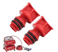 Bouchon de vidange d'huile de compresseur remplacement | Filetage 17 mm en deux parties | Raccord Universel pour Compresseur d'Air - Pour atelier domestique, garage, réparation, usine, automobile
