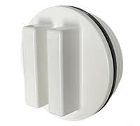 Bouchon de Vidange Hivernal 1,5" pour SP1022CBLK pour hayward pour pentair - Capuchon Fileté avec Joints O-Ring pour Piscine et Spa - Lot de 6 (White)