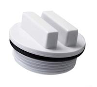 Bouchon de Vidange Hivernal 1,5" pour SP1022CBLK pour hayward pour pentair - Capuchon Fileté avec Joints O-Ring pour Piscine et Spa - Lot de 6 (Black)