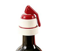 Bouchon de vin en silicone 5,1 x 6,8 cm, anti-fuite, avec poignée, réutilisable, garde le vin frais, bouchon de bouteille pour vin, champagne, bière (B)