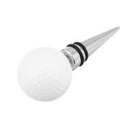 Bouchon de Vin Original Style Golf, Silicone Réutilisable, Étanche | Bouteille de Vin, Alliage et Caoutchouc, Texture Classique, Usage Maison ou Fête, Présent de Mariage