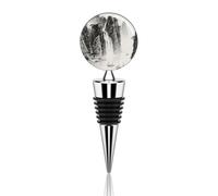 Bouchon de vin portable en silicone pour peinture à l'encre - Bouchon réutilisable - Élégant et élégant - Accessoire pour vin - Cadeau idéal