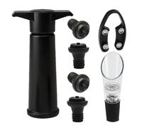 Bouchon de Vin Set avec Ouvre-Bouteille, Carafe et Couteau à