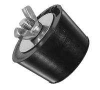 Bouchon D'hivernage de Piscine 38mm en Caoutchouc Noir Anti-Gel | Refoulement et Tuyau, Installation Simple, Limite le Blocage, Usage Hiver, Format Standard