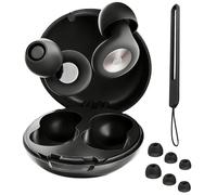 Bouchon d'Oreille Anti Bruit pour Dormir, 45dB Boule Quies Protection Auditive en Silicone Doux Réutilisable avec 3 Tailles (S/M/L) pour Sommeil, Concerts, Concentration et Voyage