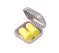 Bouchon D'oreille Bouchon anti-bruit en silicone, isolation phonique, souple, for le sommeil, réduction du bruit, avec boîte de rangement(8Pair Yellow)