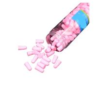 Bouchon D'oreille Lot de 120/150 pièces d'isolation phonique for le sommeil, anti-bruit, mousse souple anti-sommeil(120 pink)