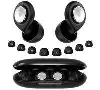 Bouchon d'oreille pour Dormir, 2026 Réduction de Bruit jusqu'à 45 dB, Boule Quies, 4 Paires d’Embouts en Silicone (XS/S/M/L) Bouchons Antibruit Confortables Pour Dormir/Travail/Voyage/Concerts - Noir