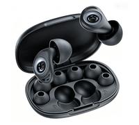 Bouchon D'oreille Pour Dormir, Boule Quies en Silicone Anti Bruit, Slate Black